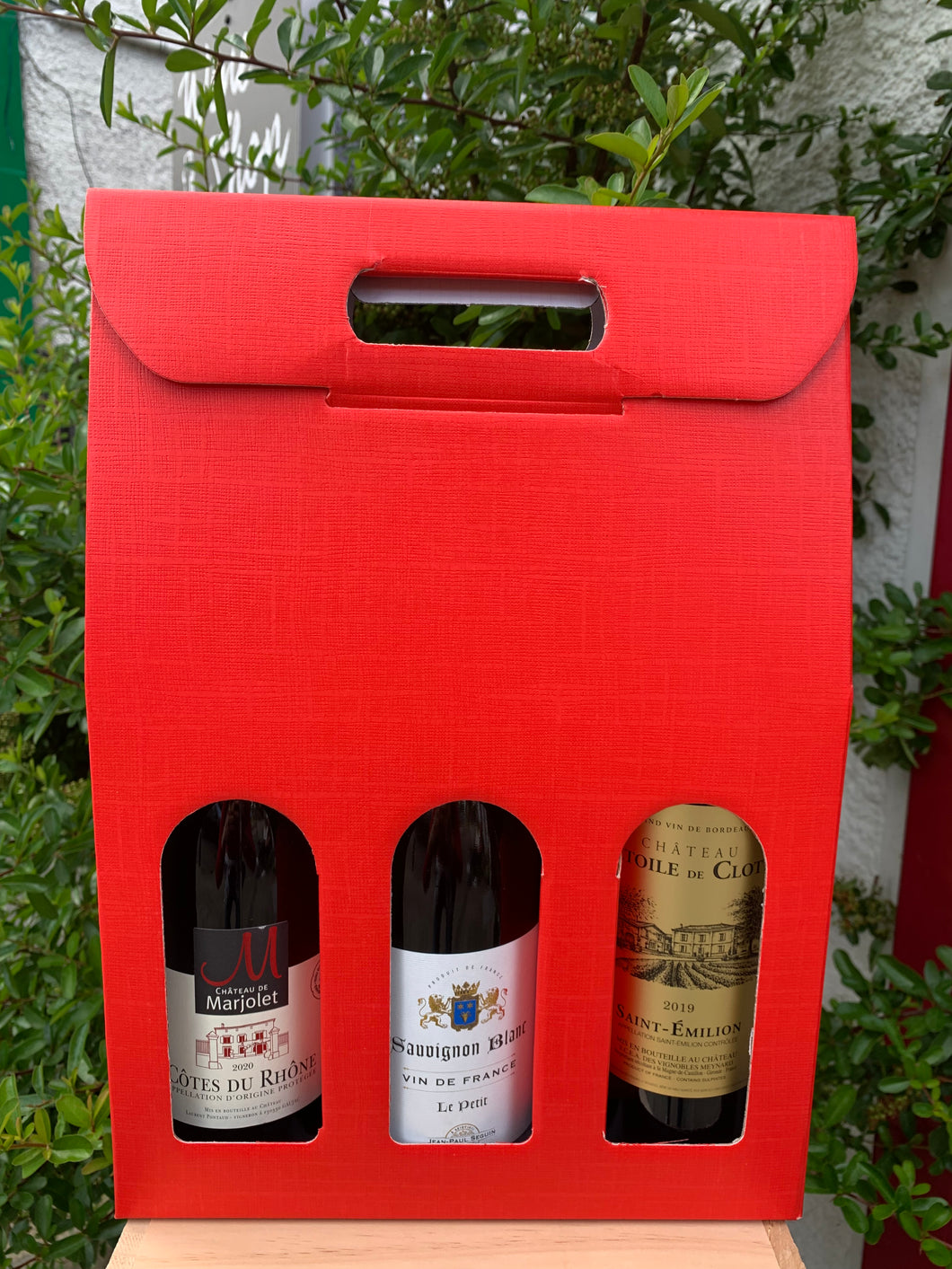 Three Bottle French Wine Gift Set